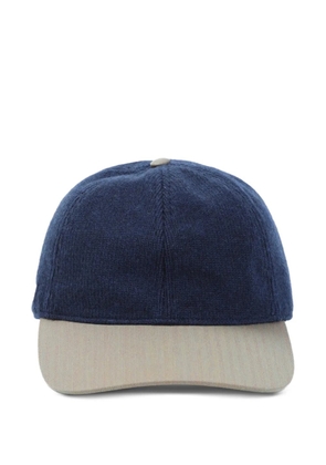 Sease cashmere baseball cap - Blue