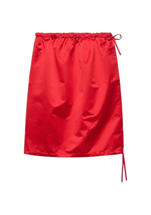 Prada satin skirt - Red