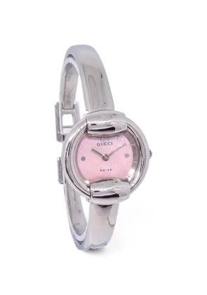 Gucci Pre-Owned 1400L Horsebit 25mm watch - Pink