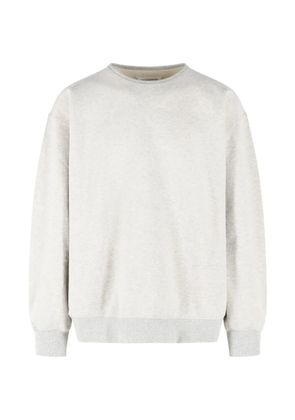 Maison Margiela denim-patchwork crew-neck sweatshirt - Grey