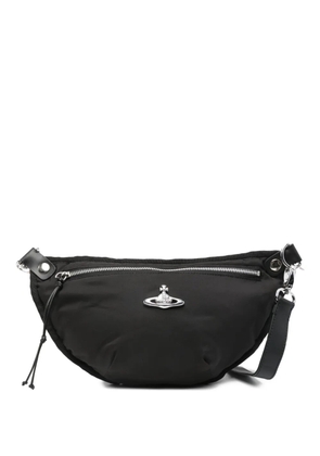 Vivienne Westwood Orb plaque shoulder bag - Black