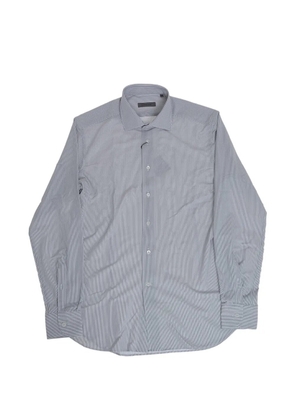 Corneliani striped stretch-fabric shirt - Grey