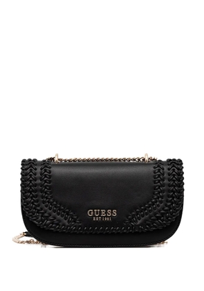 GUESS USA braided chain-detail crossbody bag - Black