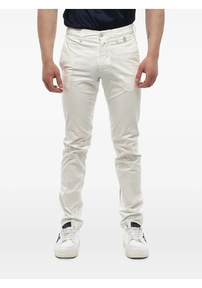 Corneliani stretch-cotton chino trousers - White