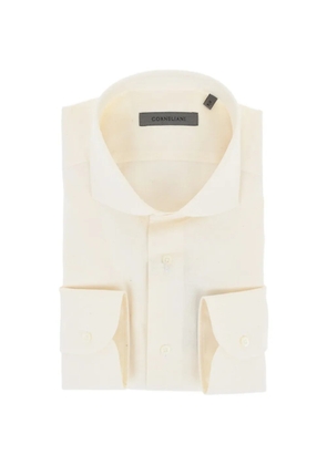 Corneliani French-collar long-sleeve shirt - White