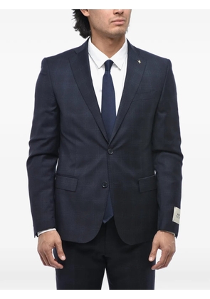Corneliani checked single-breasted suit - Blue