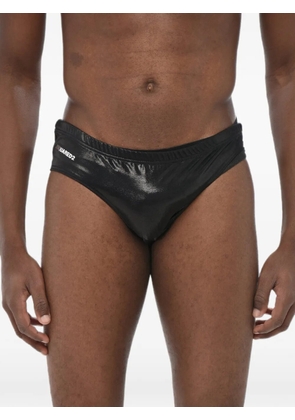 DSQUARED2 logo-print elasticated swim briefs - Black