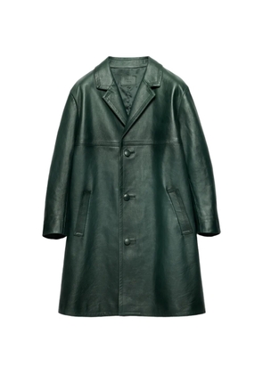 Prada leather coat - Green