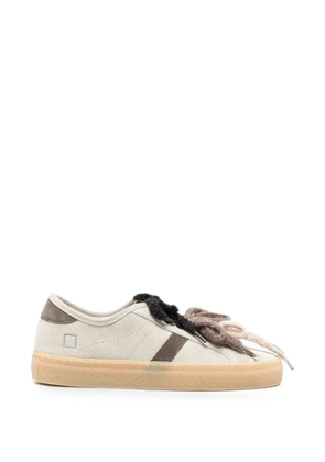 D.A.T.E. Tender W suede lace-up sneakers - Neutrals