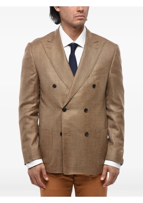 Corneliani Gate double-breasted blazer - Brown