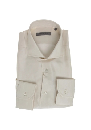 Corneliani silk French-collar shirt - Neutrals