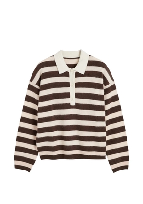 Chinti & Parker striped merino-wool sweater - Brown