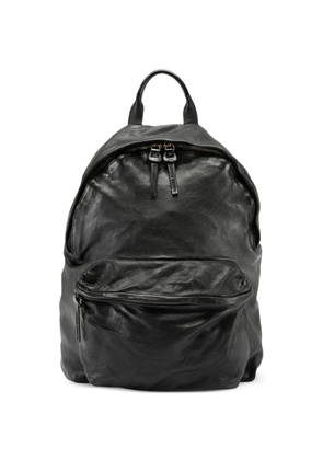 Officine Creative front-zip backpack - Black