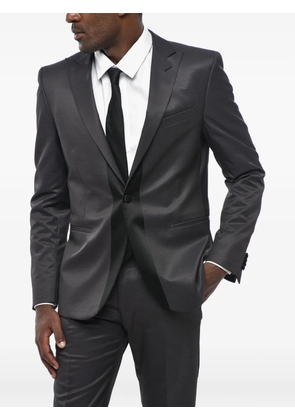 Corneliani satin-detail wool-blend suit - Purple