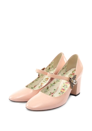 Gucci Pre-Owned 2000s Bee Mary Jane pumps - Pink