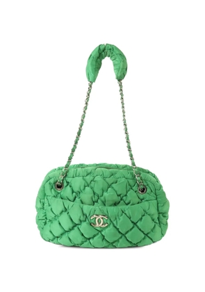 CHANEL Pre-Owned Bubble quilted shoulder bag - Green