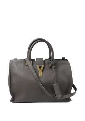 Saint Laurent Pre-Owned Cabas Y two-way handbag - Grey