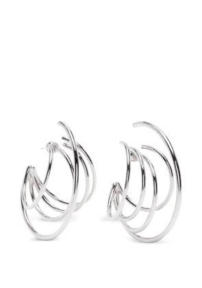 Panconesi large Orbit hoop earrings - Silver