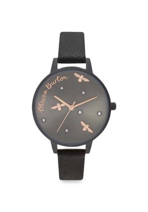 olivia burton Pearly Queen 34mm watch - Black