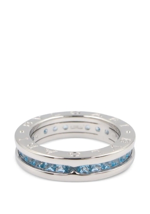 Bvlgari Pre-Owned 2010s B.zero1 blue topaz ring - Silver