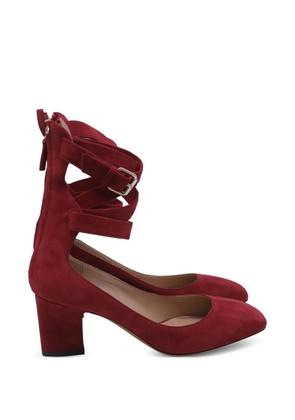 Valentino Garavani Pre-Owned Late 2010s buckle strap pumps - Red