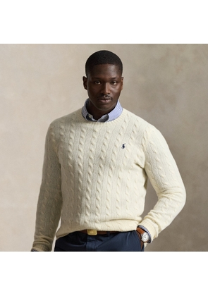 Big & Tall - Cable-Knit Wool-Cashmere Jumper