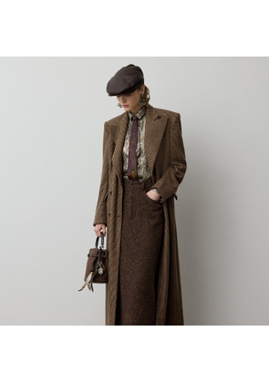 Affton Windowpane Pied de Poule Coat