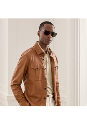 Leather Overshirt