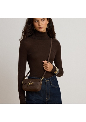 Croc-Embossed Small Blaike Crossbody Bag