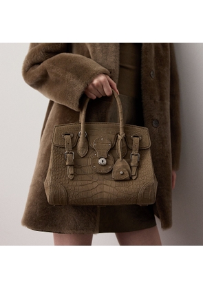 Soft Ricky 27 Nubuck Caiman Bag