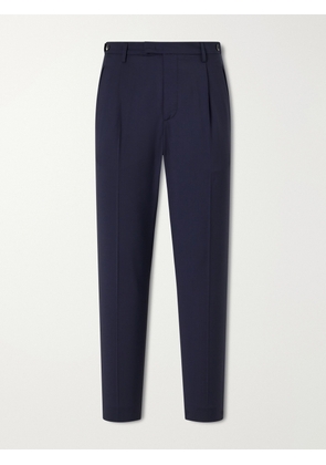 Barena - Straight-Leg Pleated Virgin Wool Suit Trousers - Men - Blue - IT 46