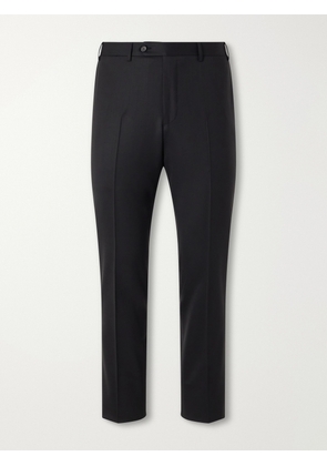 Canali - Slim-Leg Stretch Wool-Twill Suit Trousers - Men - Black - IT 46