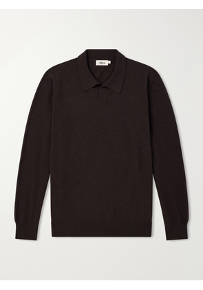 Altea - Virgin Wool Polo Sweater - Men - Brown - S