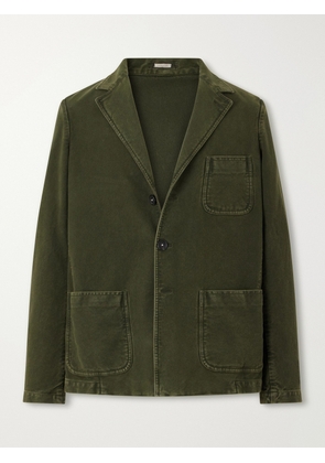 Massimo Alba - Baglieto Cotton Blazer - Men - Green - IT 46