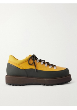 Diemme - Cornaro Rubber-Trimmed Leather Hiking Boots - Men - Yellow - EU 41