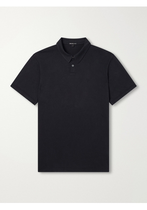 James Perse - Lotus Cotton-Jersey Polo Shirt - Men - Black - 1