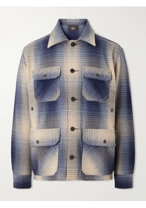 RRL - Checked Wool Overshirt - Men - Blue - XS
