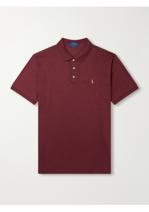 Polo Ralph Lauren - Logo-Embroidered Cotton-Jersey Polo Shirt - Men - Red - XS
