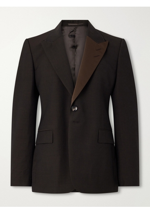 Wales Bonner - Alto Single-Breasted Virgin Wool Blazer - Men - Brown - IT 46