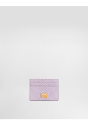 Dolce & Gabbana Portacarte - Woman Wallets And Small Leather Goods Lilac Onesize