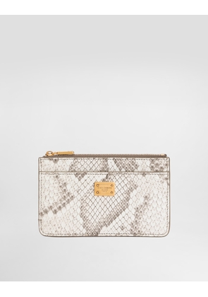 Dolce & Gabbana Portacarte - Woman Wallets And Small Leather Goods White Onesize