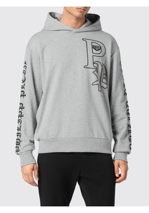 PHILIPP PLEIN Cotton Hoodie with Contrasting Logo