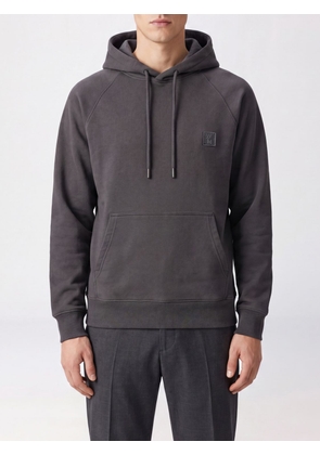 WOOYOUNGMI Slim Fit Cotton Hoodie with Drawstring and Kangaroo Pocket