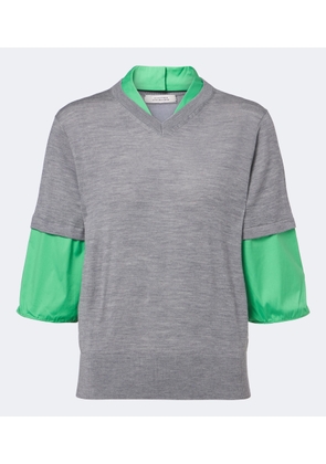 Dorothee Schumacher Layered virgin wool top