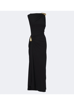 Bottega Veneta Gathered jersey maxi dress