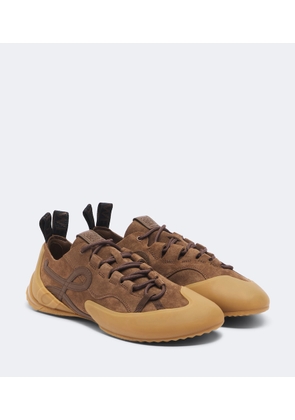 Loewe Grip Anagram suede sneakers