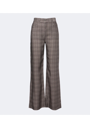 Acne Studios Checked wide-leg pants