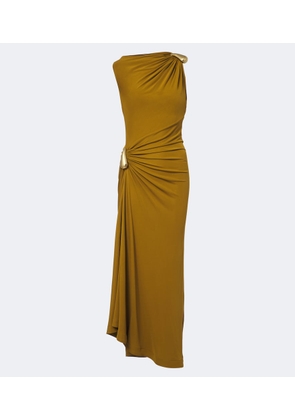 Bottega Veneta Gathered jersey maxi dress