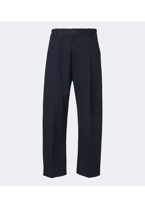 Studio Nicholson Shire pleated cotton wide-leg pants