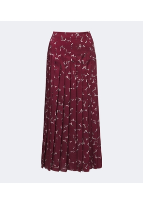 Altuzarra Monti printed pleated midi skirt